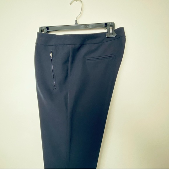 SALE. Zac & Rachel Navy Blue Women's Flattering Pull-on Slim Leg Pant Size 10 - Picture 3 of 12